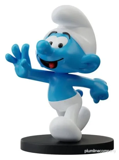 Smurfarna Figur Smurf 11 cm i Detaljerad Resin - Bild 3