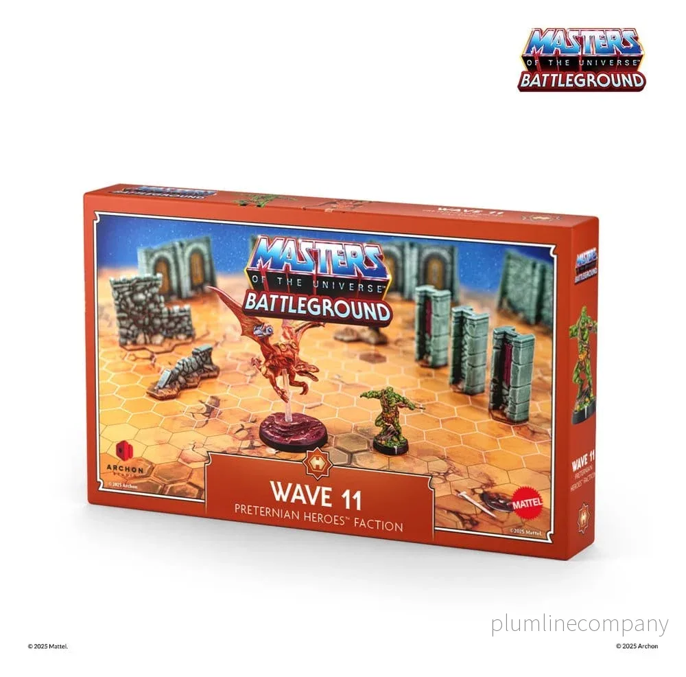 Masters of the Universe: Battleground Miniatyrspel Vågcirkel 11: Preternian Hjältar (Moss Man / Turbodactyl) *Engelsk version* Masters of the Universe: Battleground Miniatyrspel Vågcirkel 11: Preternian Hjältar (Moss Man / Turbodactyl) *Engelsk version*