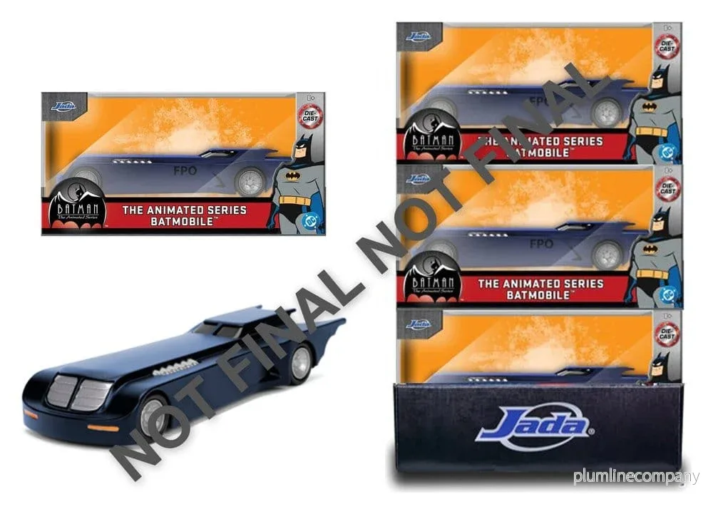 Batman: The Animated Series Diecast-modeller i skala 1:32 Batmobile-sortiment (6 stycken)