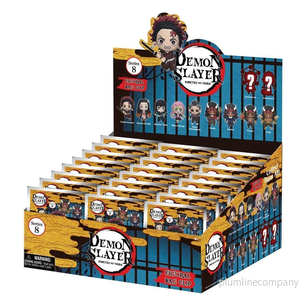 Demon Slayer Säsong 3 3D Foam Bag Clips Serie 8 Display (24) - Bild 2