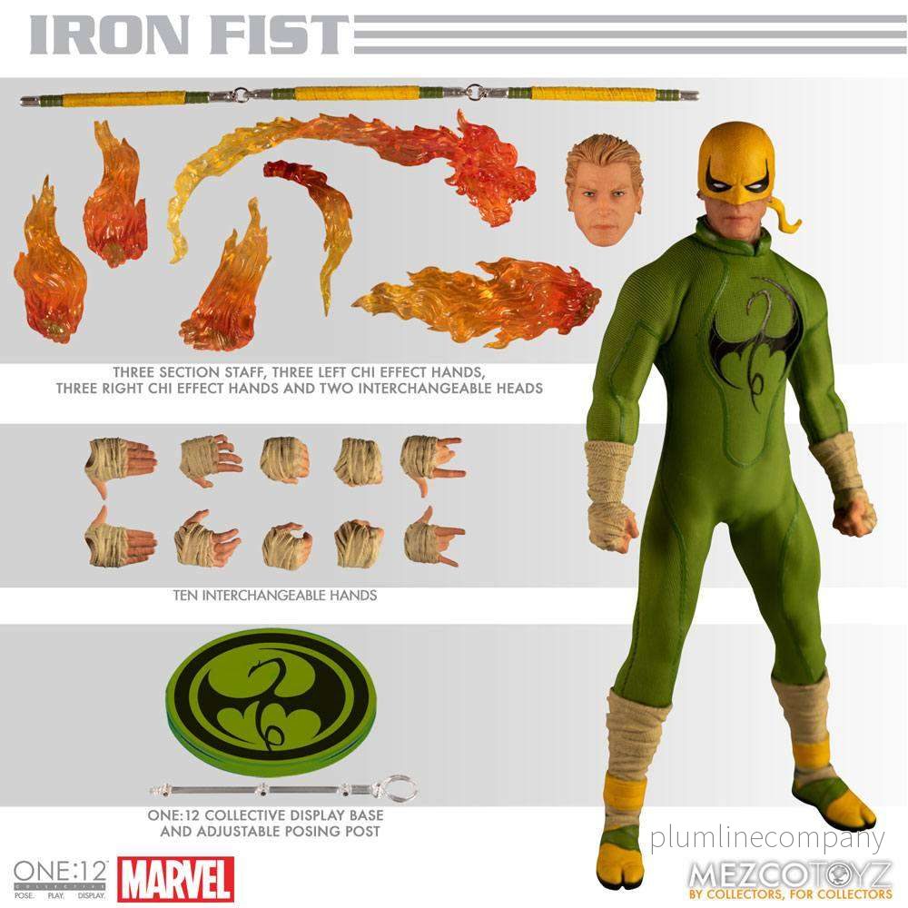 Marvel Comics One:12 Collective Actionfigur 1/12 Iron Fist 17 cm - Bild 2