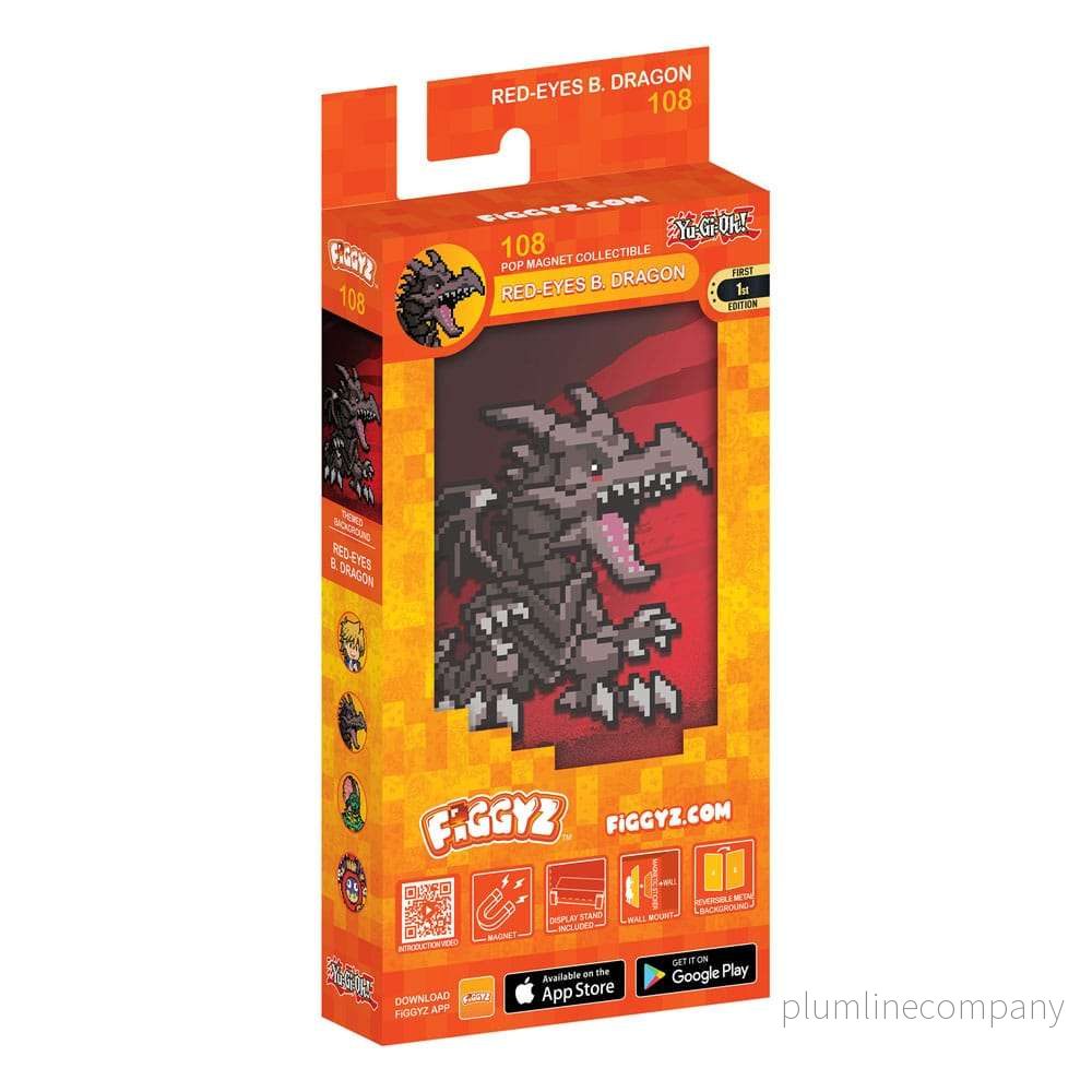 Yu-Gi-Oh! FiGGYZ magnetisk samlarfigur Red-Eyes B. Dragon 11 cm - Bild 2