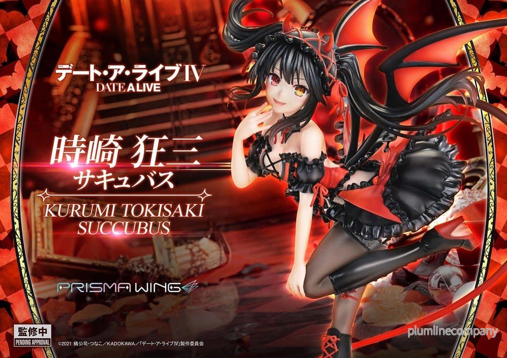 Date A Live Prisma Wing PVC Figur 1/7 Kurumi Tokisaki succubus 25 cm - Bild 3