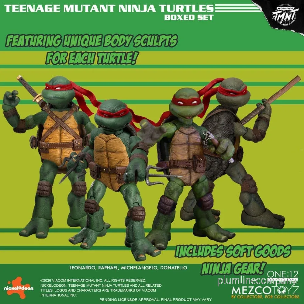 Teenage Mutant Ninja Turtles One:12 Collective Actionfigurset 1/12 i låda, 17 cm - Bild 2