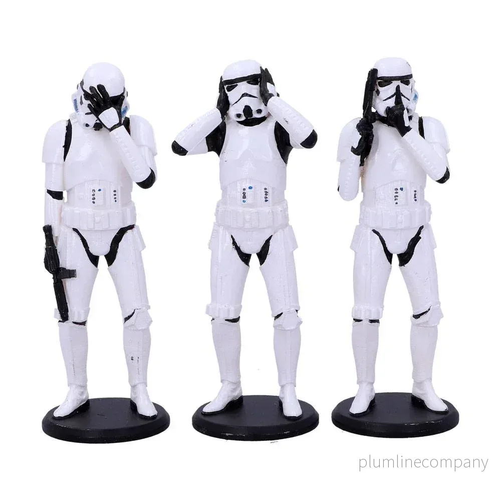 Original Stormtrooper Figures 3-Pack – Tre Smarta Stormtroopers 14 cm Original Stormtrooper Figures 3-Pack – Tre Smarta Stormtroopers 14 cm