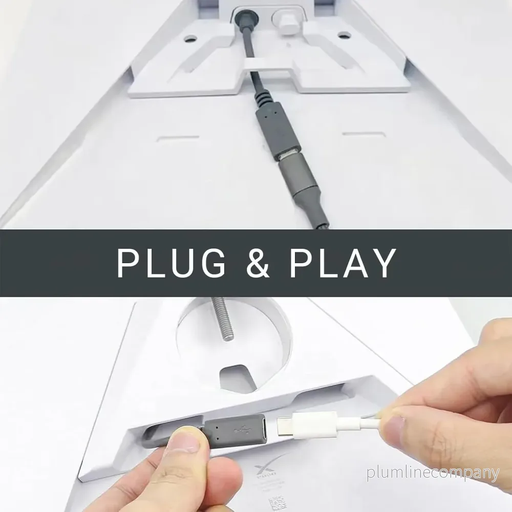 Starlink Mini DC 5,5×2,1mm hane till USB-C hona 20cm, vattentät, 60W PD-smartchip - Bild 3