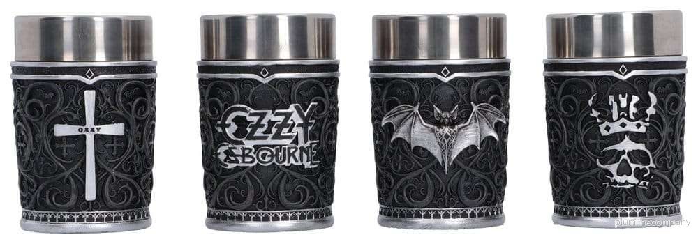Ozzy Osbourne Shot Glass Set Prince of Darkness 9 cm