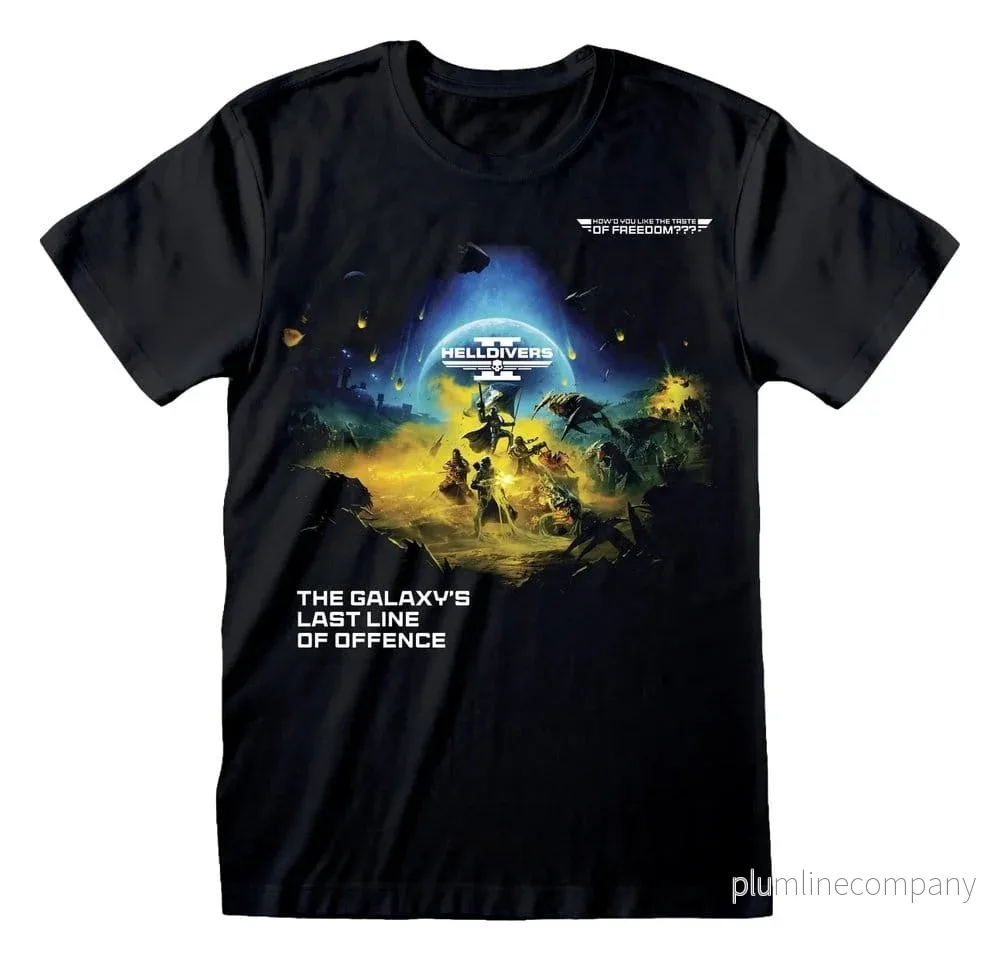 Helldivers T-shirt Smak av Frihet Storlek L Helldivers T-shirt Smak av Frihet Storlek L