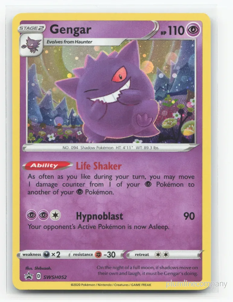Gengar SWSH052 – SWSH Black Star Promos Gengar SWSH052 – SWSH Black Star Promos