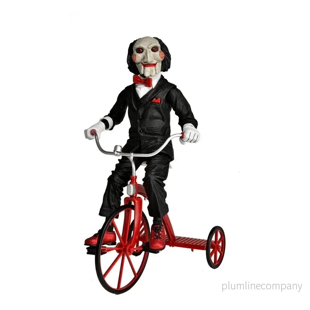 Saw Action Figur med Ljud - Billy på Trehjulig Cykel 30 cm - Bild 2