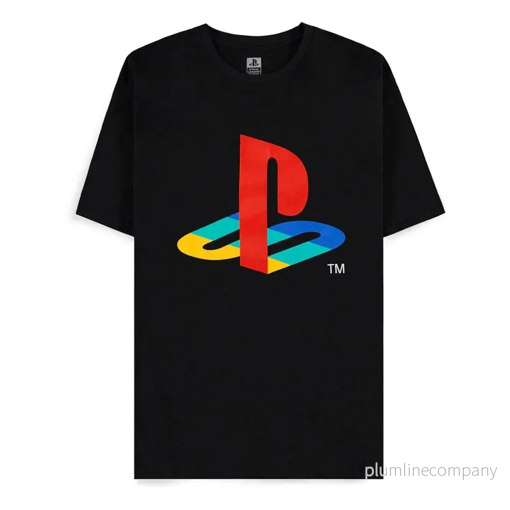 PlayStation T-Shirt Logo Black – Officiell T-Shirt med Logotyp PlayStation T-Shirt Logo Black – Officiell T-Shirt med Logotyp