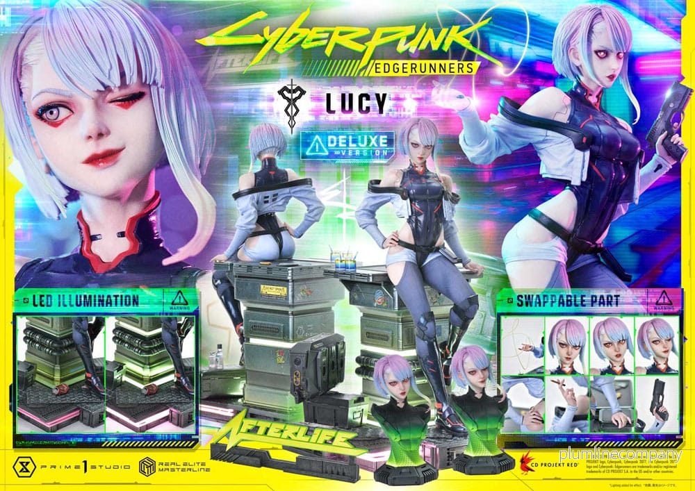 Cyberpunk: Edgerunners Real Elite Masterline Series Statue 1/4 Lucy Deluxe Version 50 cm - Bild 2