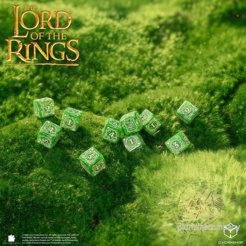 The Lord of the Rings: 10 D6 Dice Set Shire - Bild 3