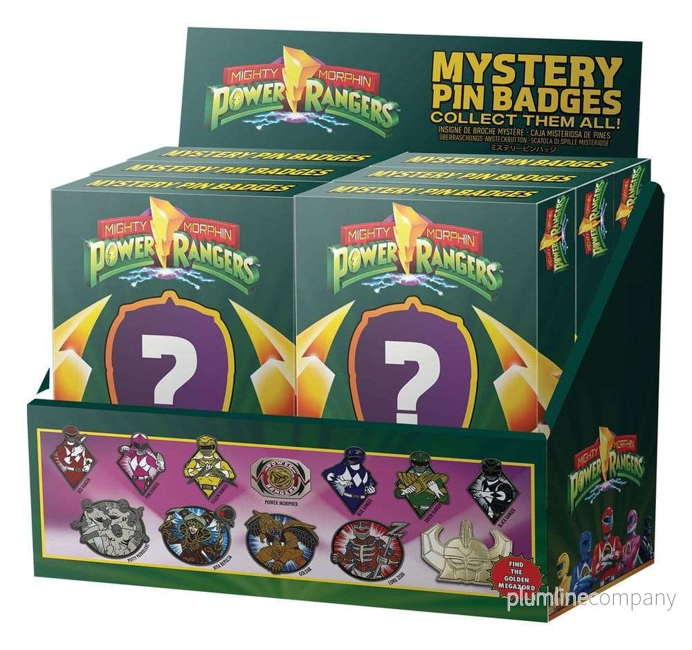 Power Rangers Mystery Pin Badges Blind Box Display (12) Power Rangers Mystery Pin Badges Blind Box Display (12)