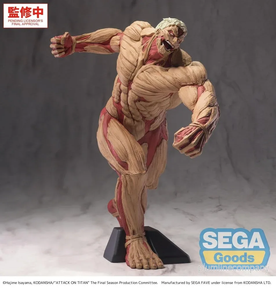 Attack on Titan GigantiX PVC-figur Reiner Braun Armored Titan-version 25 cm Attack on Titan GigantiX PVC-figur Reiner Braun Armored Titan-version 25 cm