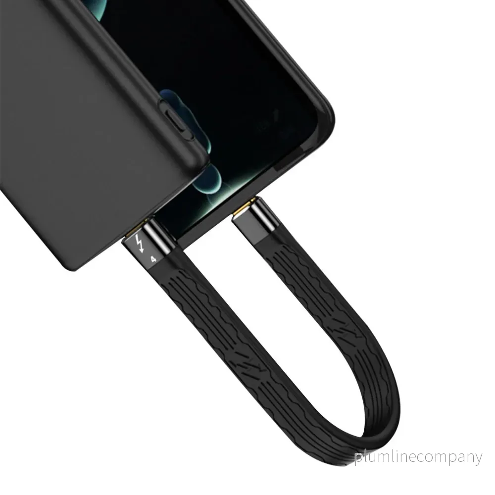 NÖRDIC kort flatkabel Thunderbolt 4 14cm 40Gbps data 8K video PD 100W kompatibel med TB3 och USB4 - Bild 3