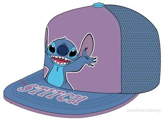 Lilo & Stitch Böjd Bill Cap - Stitch Stående - Bild 2