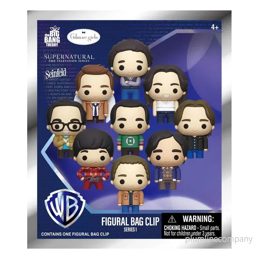 Warner Brothers TV 3D PVC Bag Clips Series 1 Display (24) - Bild 3