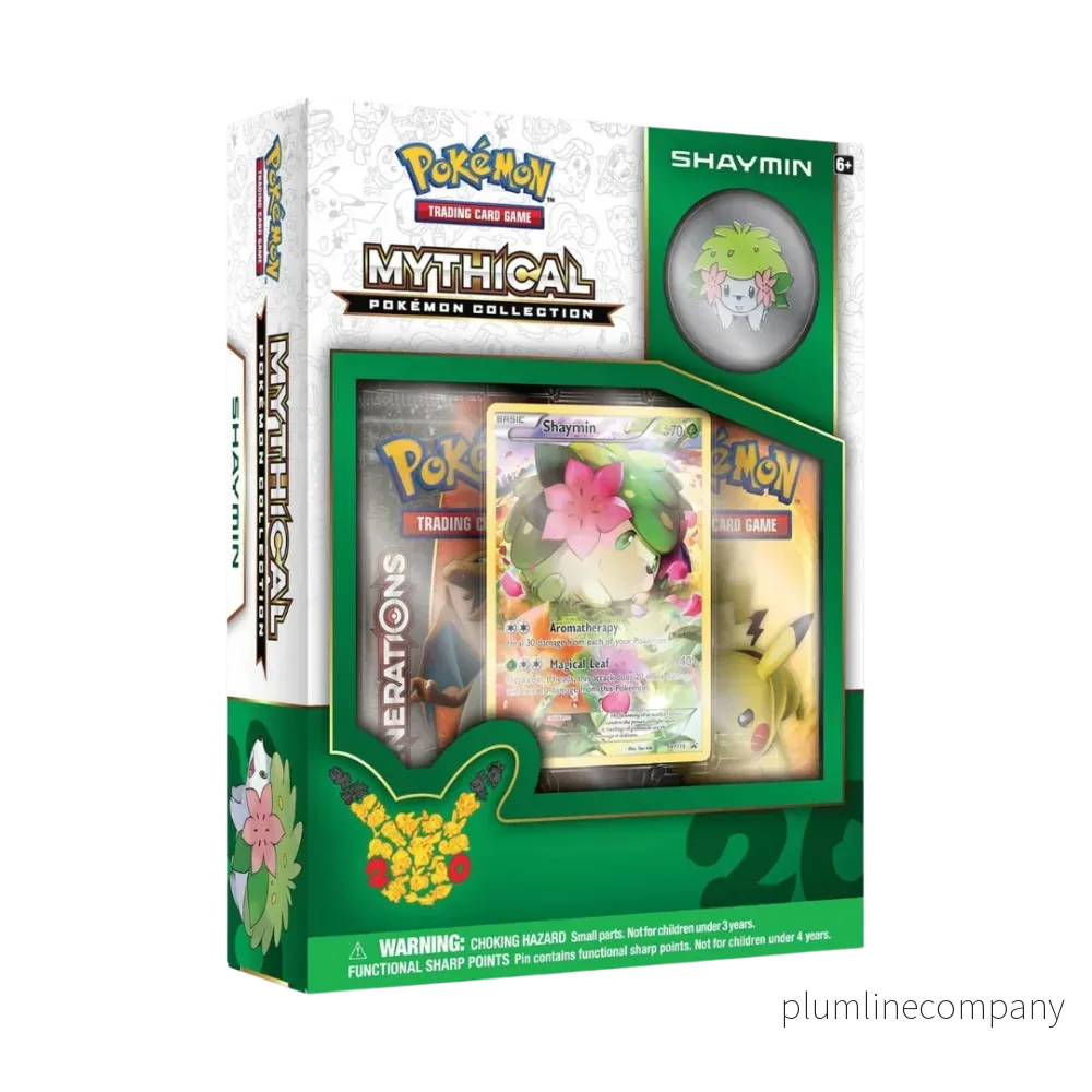 Pokémon: Mythical Shaymin Pin Collection Box Pokémon: Mythical Shaymin Pin Collection Box