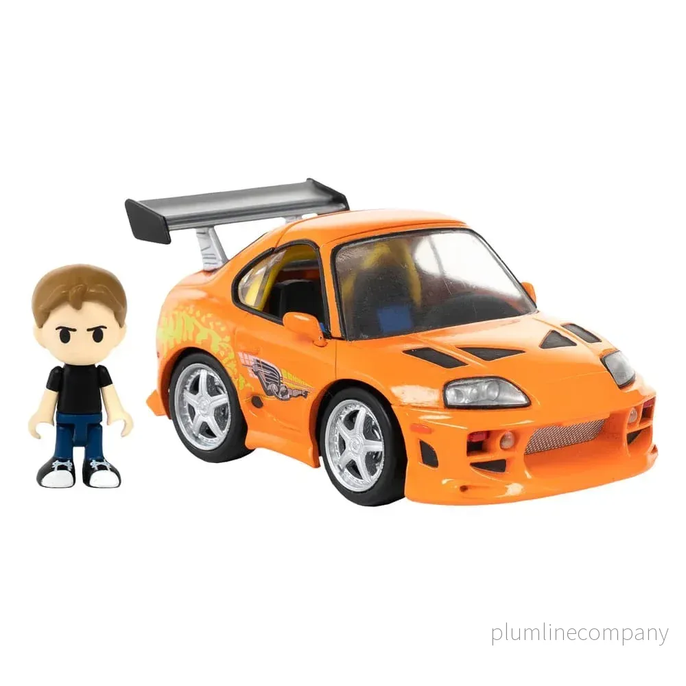 Fast & Furious Q-Village Toyota Supra JZA80 med Mini-Figur - Bild 2