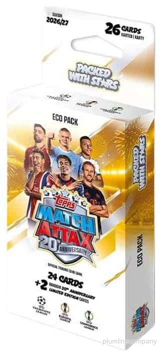 UEFA Club Competition Match Attax 2026/27 samlarkort Eco Pack UEFA Club Competition Match Attax 2026/27 samlarkort Eco Pack