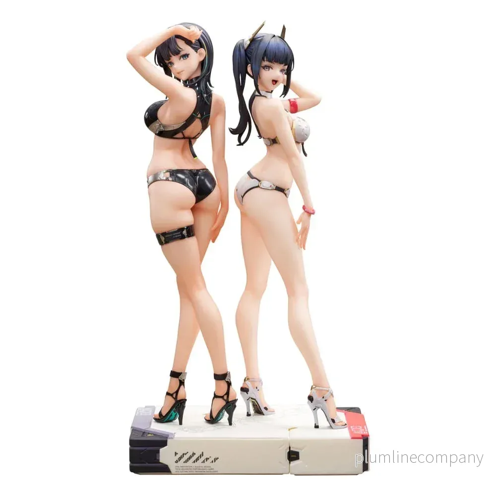 Original Character SSR PVC Figurer 1/6 Konno Ao & Hakuyou Maruko 30 cm Original Character SSR PVC Figurer 1/6 Konno Ao & Hakuyou Maruko 30 cm
