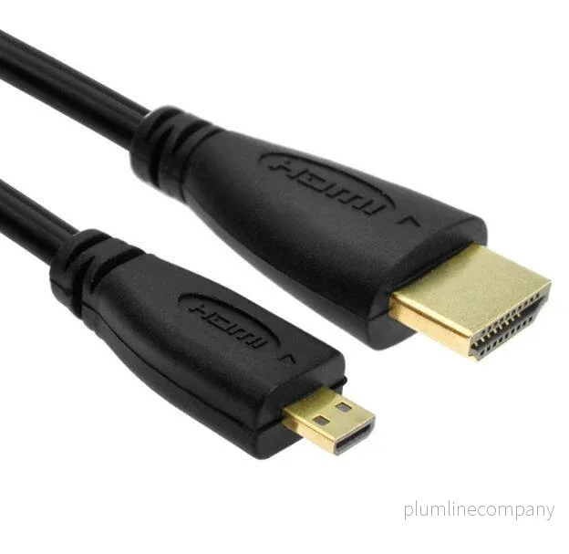 NÖRDIC HDMI till Micro HDMI kabel 50cm High Speed HDMI with Ethernet Type A till Type D hane till hane svart NÖRDIC HDMI till Micro HDMI kabel 50cm High Speed HDMI with Ethernet Type A till Type D hane till hane svart
