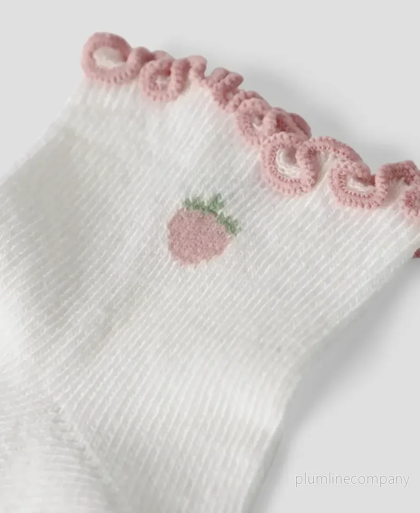 Strumpor baby - NBFFIDUCIA SOCK LIL - STRAWBERRY - Bild 3