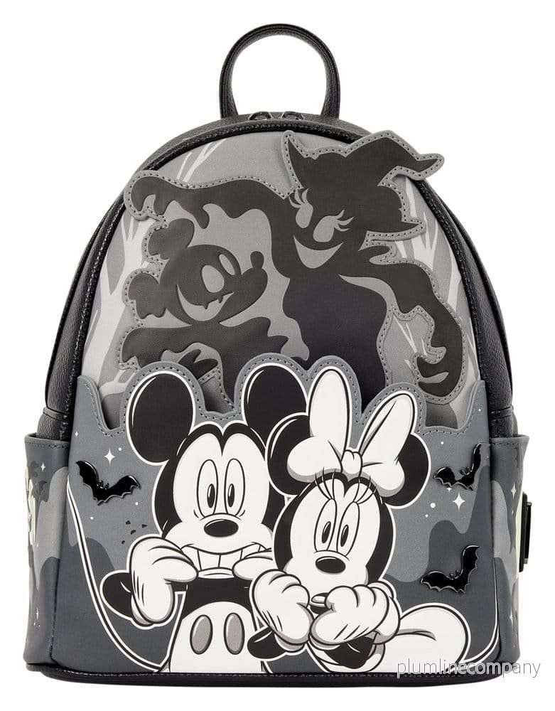 Mickey & Minnie by Loungefly Mini-ryggsäck Ghost Light Up Glow