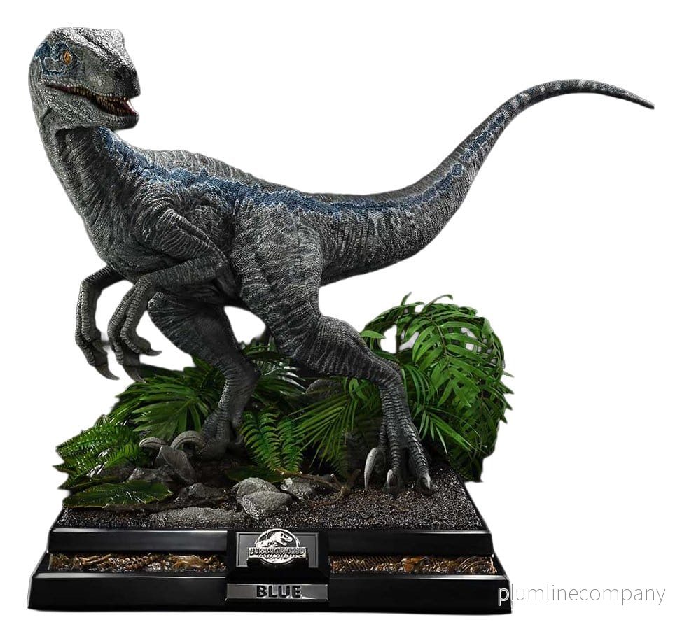 Jurassic World: Fallen Kingdom Legacy Museum Collection Staty 1/2 Blue 88 cm Jurassic World: Fallen Kingdom Legacy Museum Collection Staty 1/2 Blue 88 cm