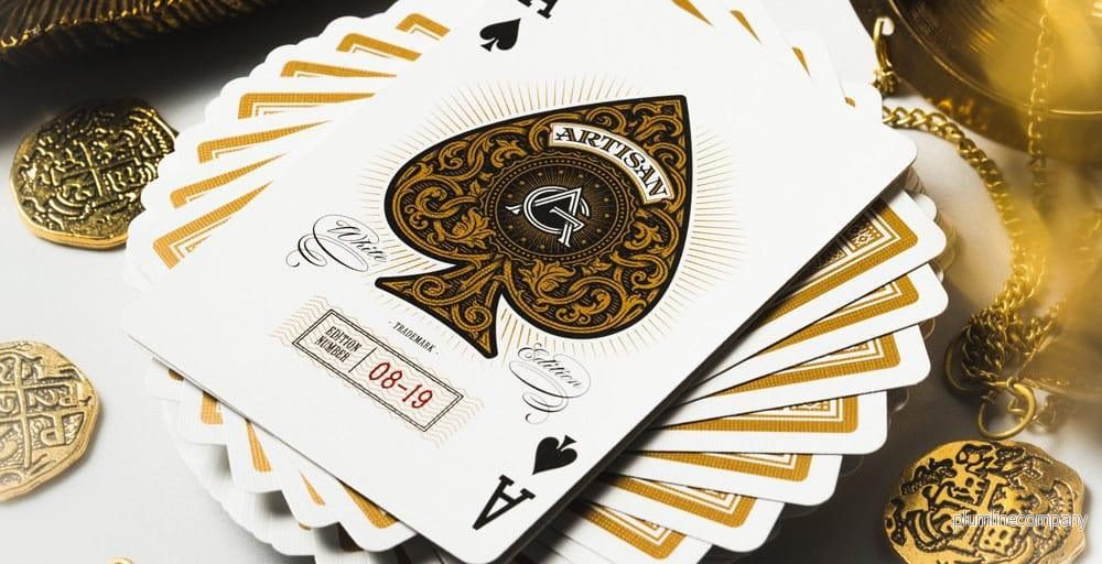 Artisan Playing Cards White - Premium Quality Deck - Bild 3