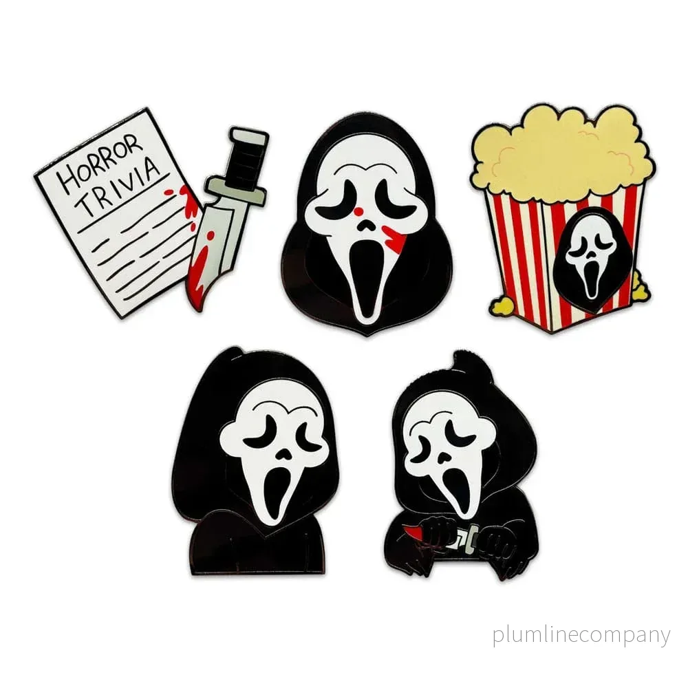 Scream Emaljpins Set Ver. 2 – 3 cm (6 stycken) Scream Emaljpins Set Ver. 2 – 3 cm (6 stycken)