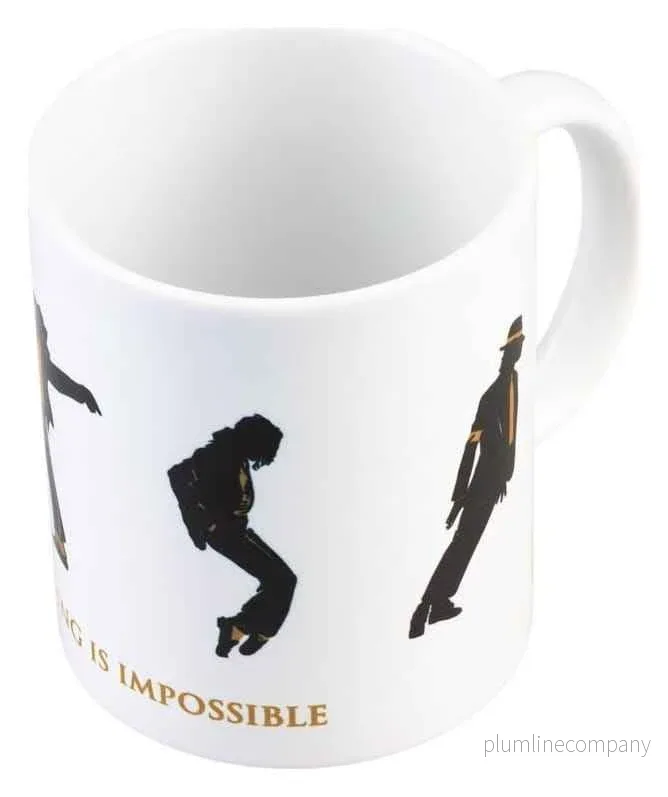 Michael Jackson Mugg Inget är Omöjligt 350 ml - Bild 2