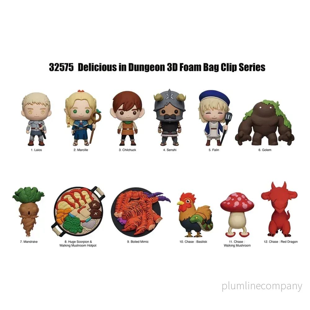 Delicious in Dungeon PVC Bag Clips Series 1 Display (24) Delicious in Dungeon PVC Bag Clips Series 1 Display (24)