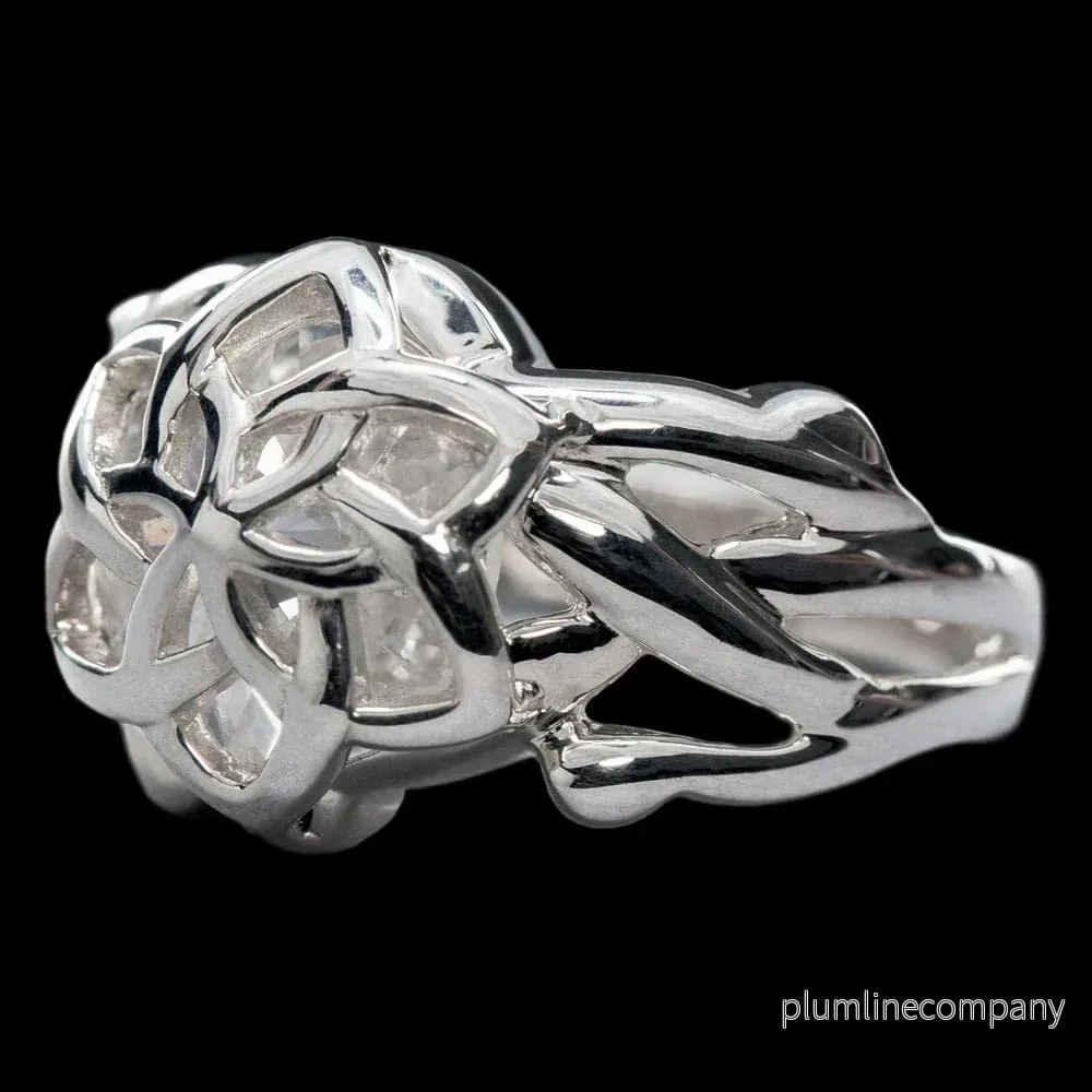 Lord of the Rings Nenya - Galadriels Ring (Sterling Silver) Stl 9.75 - Bild 2