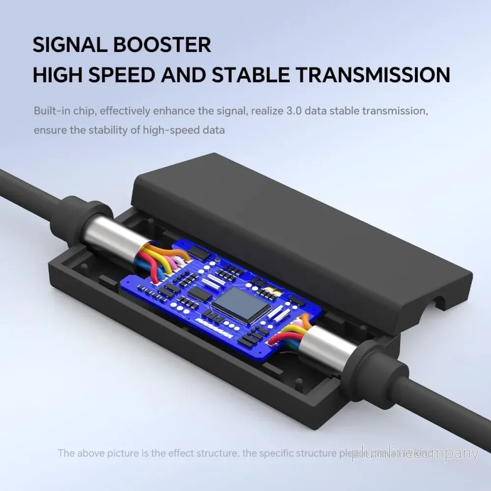 NÖRDIC 5m USB-C 3.2 GEN1 till USB-A 5Gbps Aktiv förlängningskabel - Bild 3