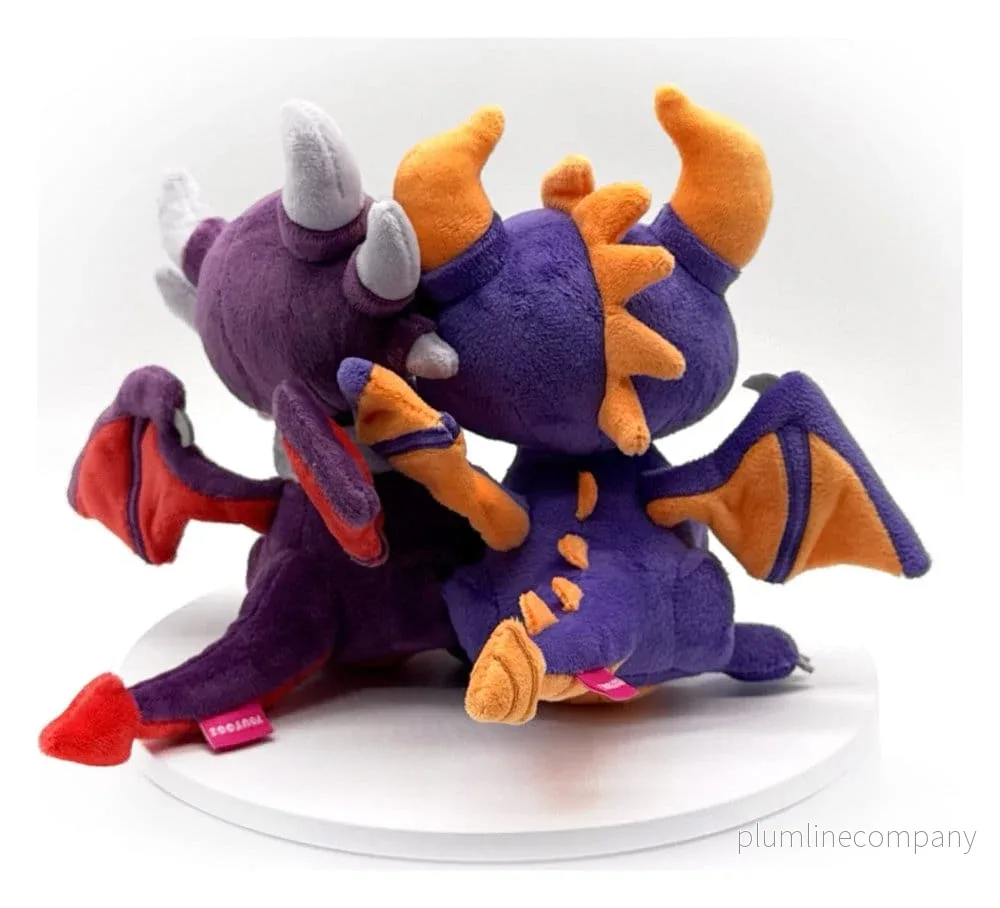 Skylanders gosedjur 2-pack Alla hjärtans dag Spyro och Cynder 15 cm - Bild 3