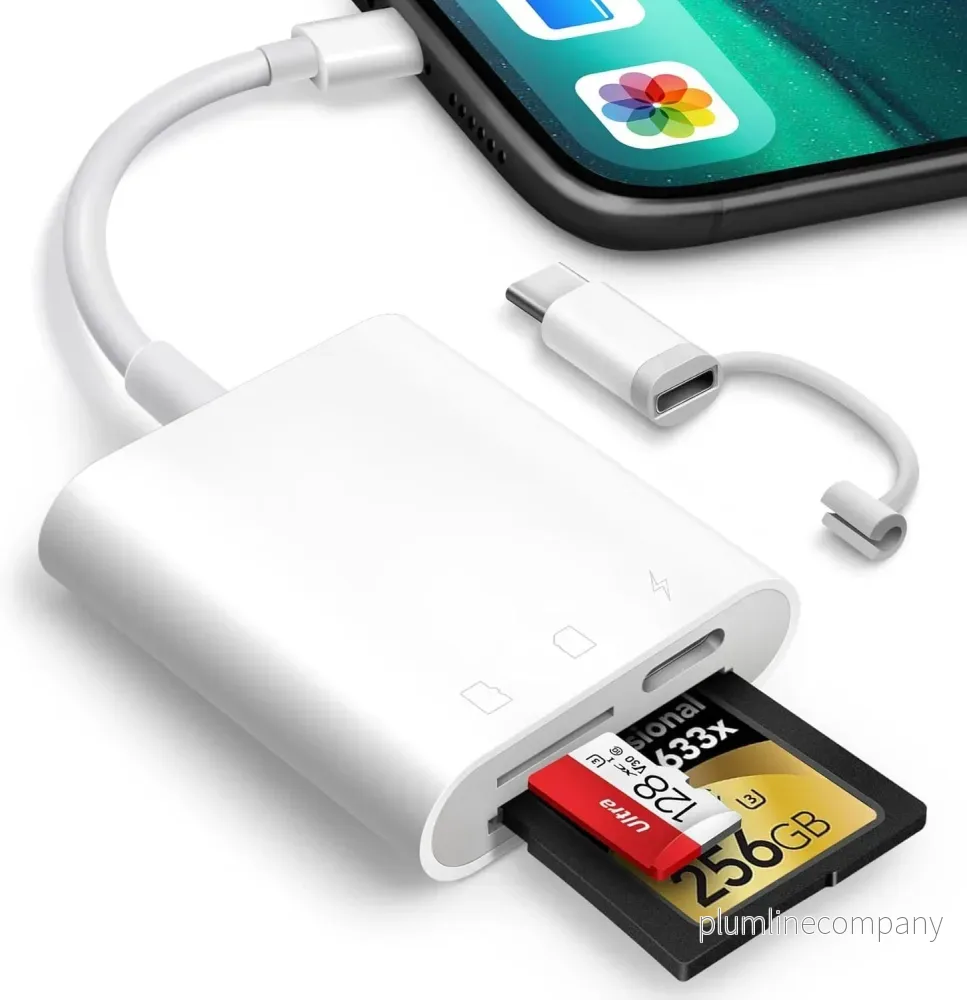 NÖRDIC USB-C, Lightning Kortläsare 2 Slot SD, MicroSD 1xUSB-C Laddning PD30W UHS-I NÖRDIC USB-C, Lightning Kortläsare 2 Slot SD, MicroSD 1xUSB-C Laddning PD30W UHS-I