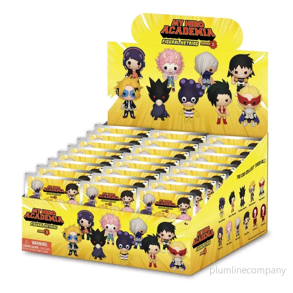 My Hero Academia 3D Foam Bag Clips Serie 5 Display (24) My Hero Academia 3D Foam Bag Clips Serie 5 Display (24)