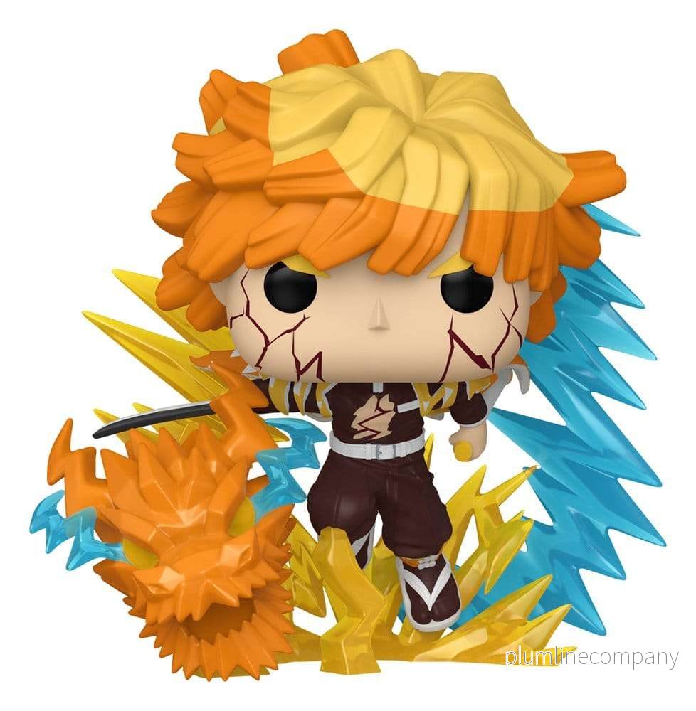 Demon Slayer: Kimetsu no Yaiba POP! Figur Zenitsu med Chase (Lysande) 9 cm Set om 3 Demon Slayer: Kimetsu no Yaiba POP! Figur Zenitsu med Chase (Lysande) 9 cm Set om 3