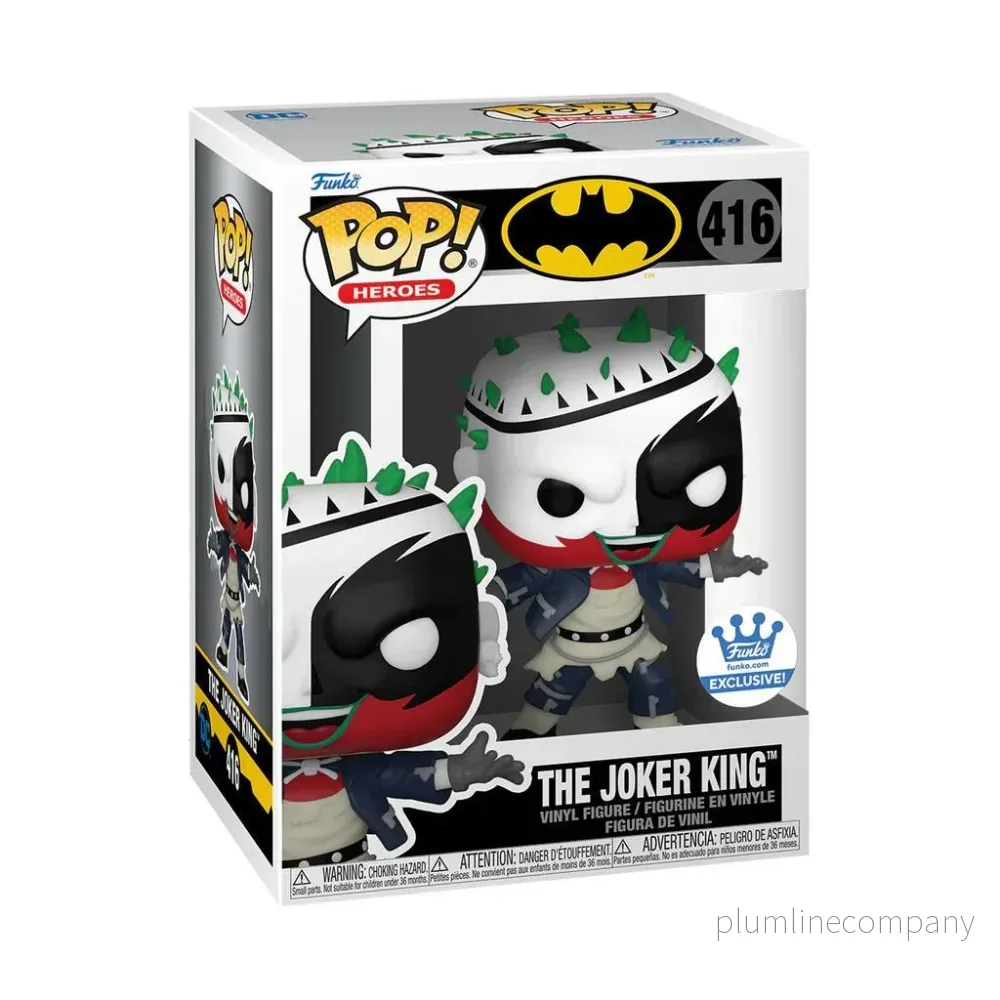 DC Comics POP! Heroes vinylfigur The Joker King exklusiv 9 cm - Bild 2