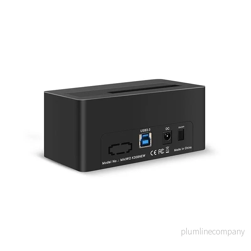 Maiwo K308 USB 3.1 GEN1 5Gbps Dockningsstation för 1st 2,5/3,5" SATA HDD/SSD upp till 14TB med stöd för UASP - Bild 2