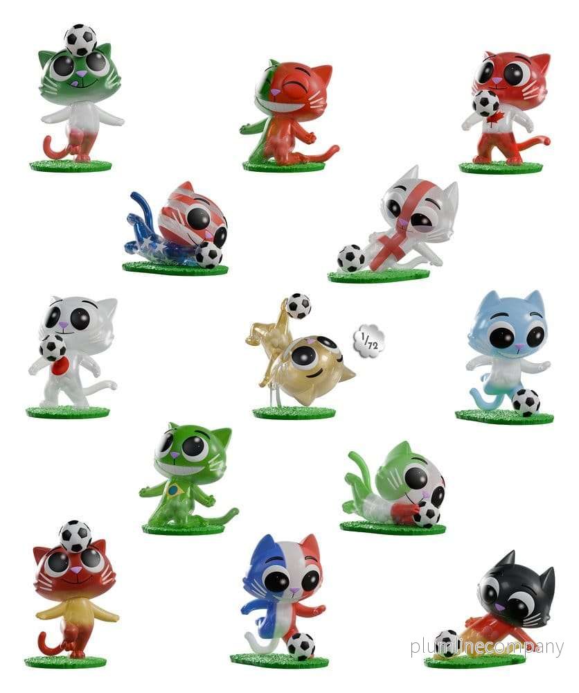 Cat Scans Mini Figures S3 – On the Ball 6 cm Blind Box-display (12) Cat Scans Mini Figures S3 – On the Ball 6 cm Blind Box-display (12)