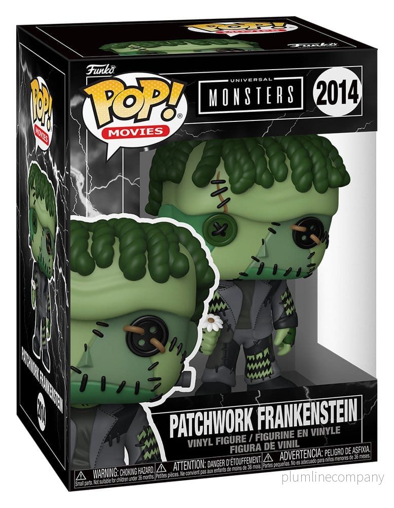 Universal Monsters Patchwork POP! Movies Figur Frankenstein's Monster 9 cm - Bild 3
