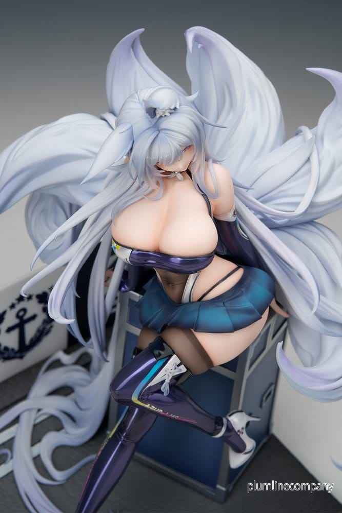 Azur Lane PVC-figur 1/7 Shinano Moonlit Chrome-version Akryl Specialutgåva med Display 25 cm - Bild 3