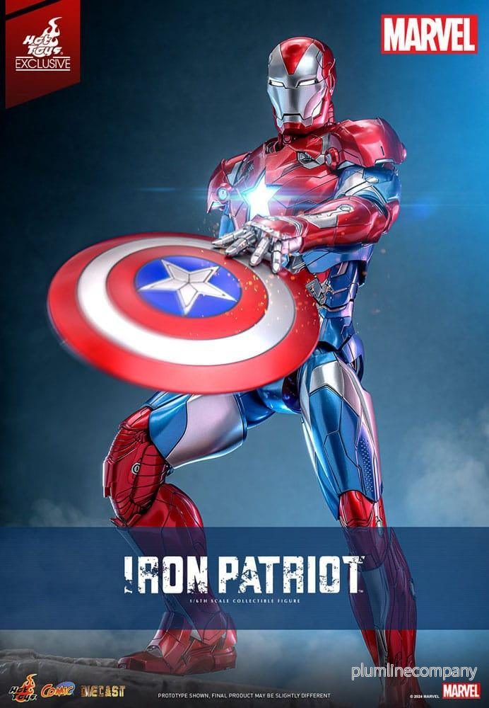 Marvel Diecast Iron Patriot Actionfigur 1/6 Hot Toys - Bild 3