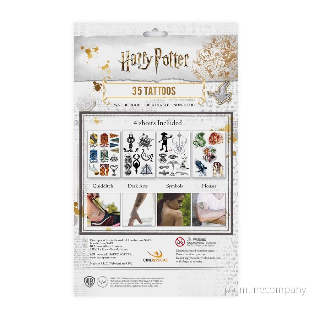 Harry Potter Temporära Tatueringar Set - Bild 3