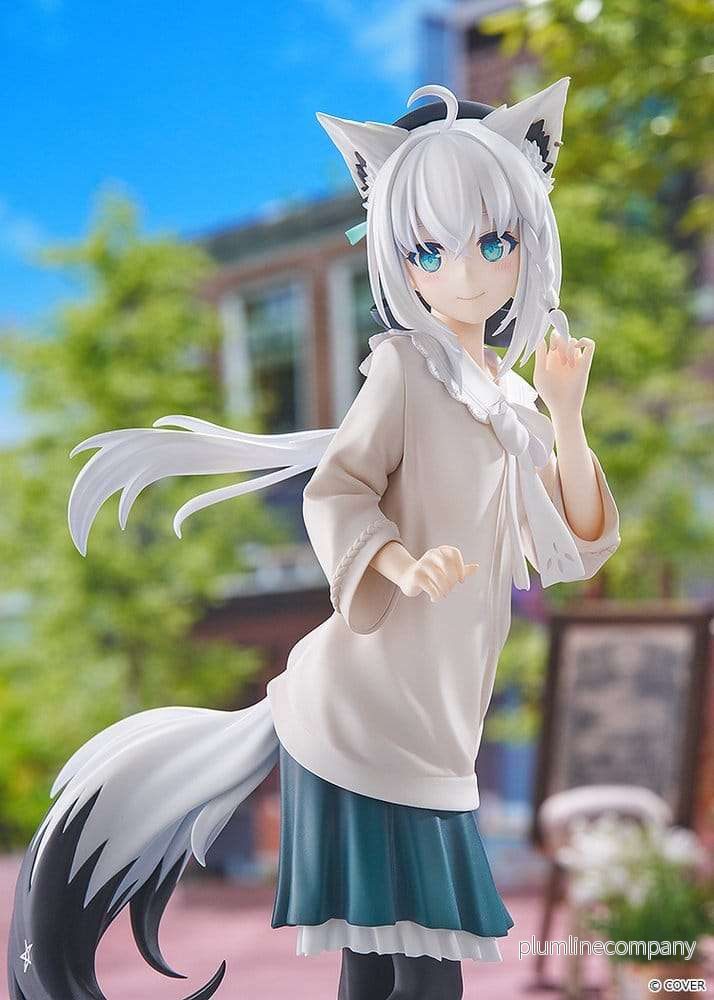 Hololive Production G.S. Collection PVC-figur 1/7 Shirakami Fubuki: Date Style - Casual Outfit Ver. 22 cm - Bild 2