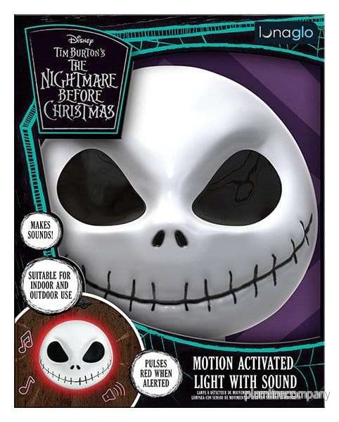 Nightmare Before Christmas Jack Skellington Mask Lampa med Rörelsesensor 23 cm Nightmare Before Christmas Jack Skellington Mask Lampa med Rörelsesensor 23 cm