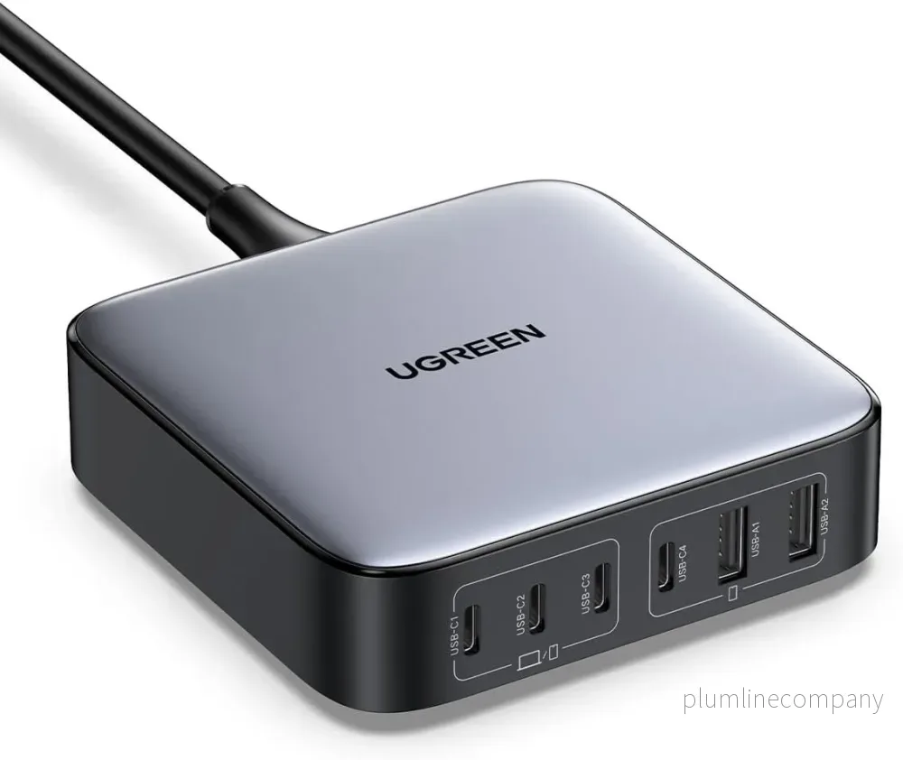 UGREEN Nexode 200W USB-C-laddare, 6-portars GaN-skrivbordsladdare UGREEN Nexode 200W USB-C-laddare, 6-portars GaN-skrivbordsladdare